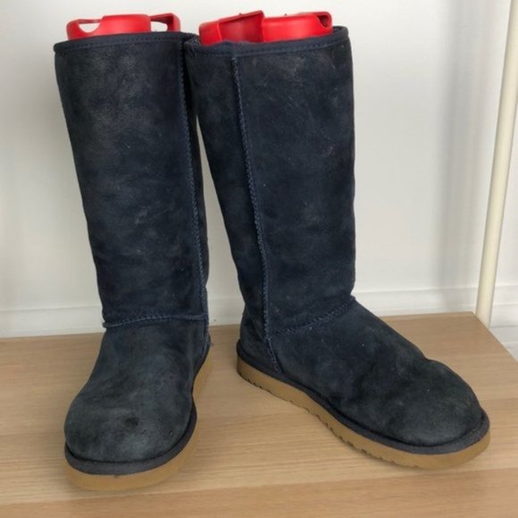 navy blue classic tall ugg boots